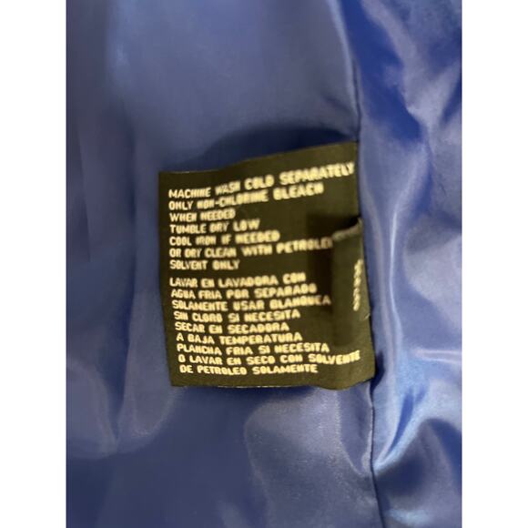 London Fog Woman’s Raincoat NWOT blue size XS belted button up removable hood - Picture 5 of 9